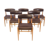 Set of 6 Scandinavian chairs