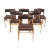Set of 6 Scandinavian chairs