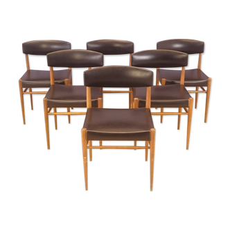 Set of 6 Scandinavian chairs