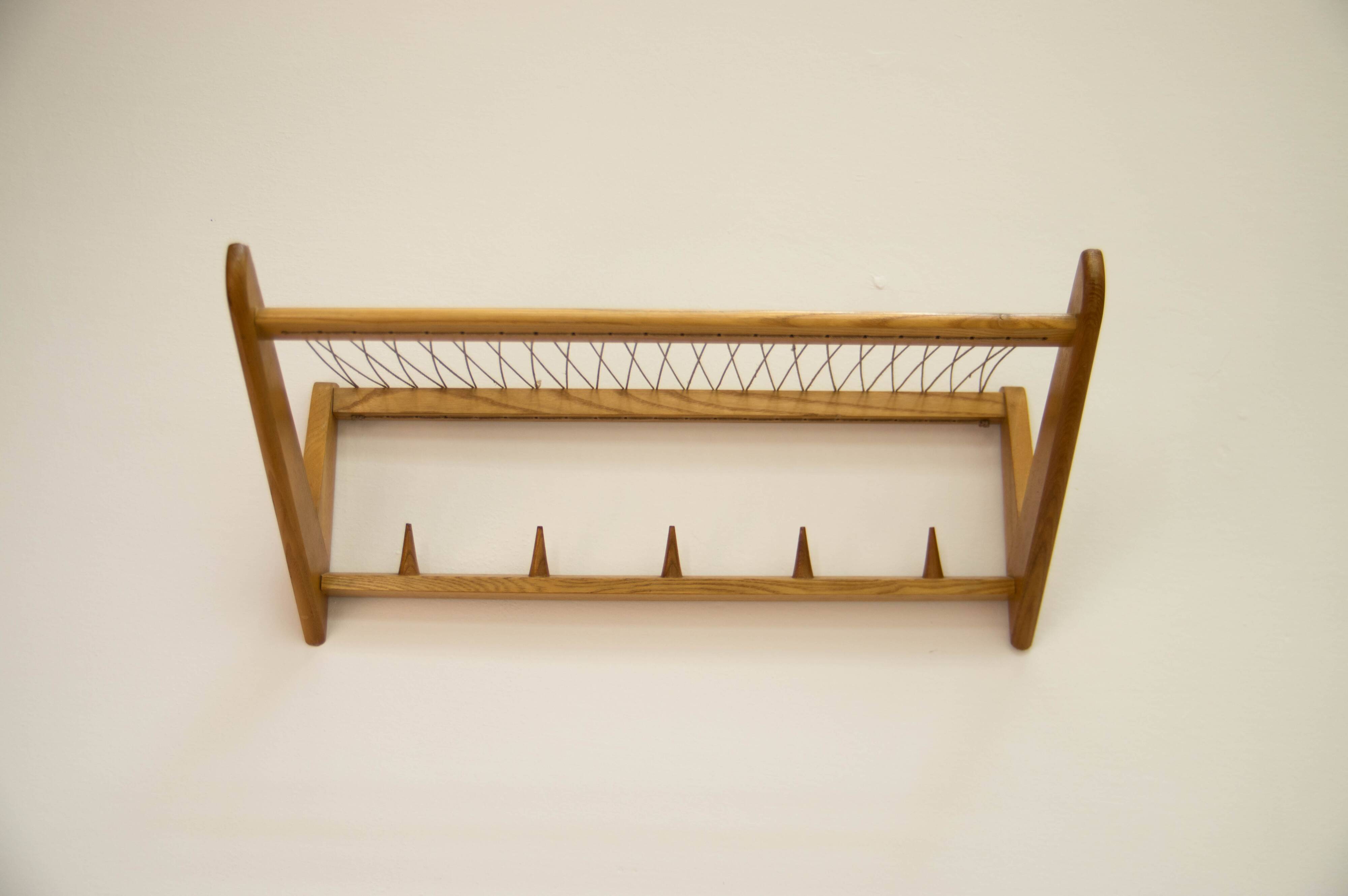 Wooden Wall Hanger by ULUV, 1970s