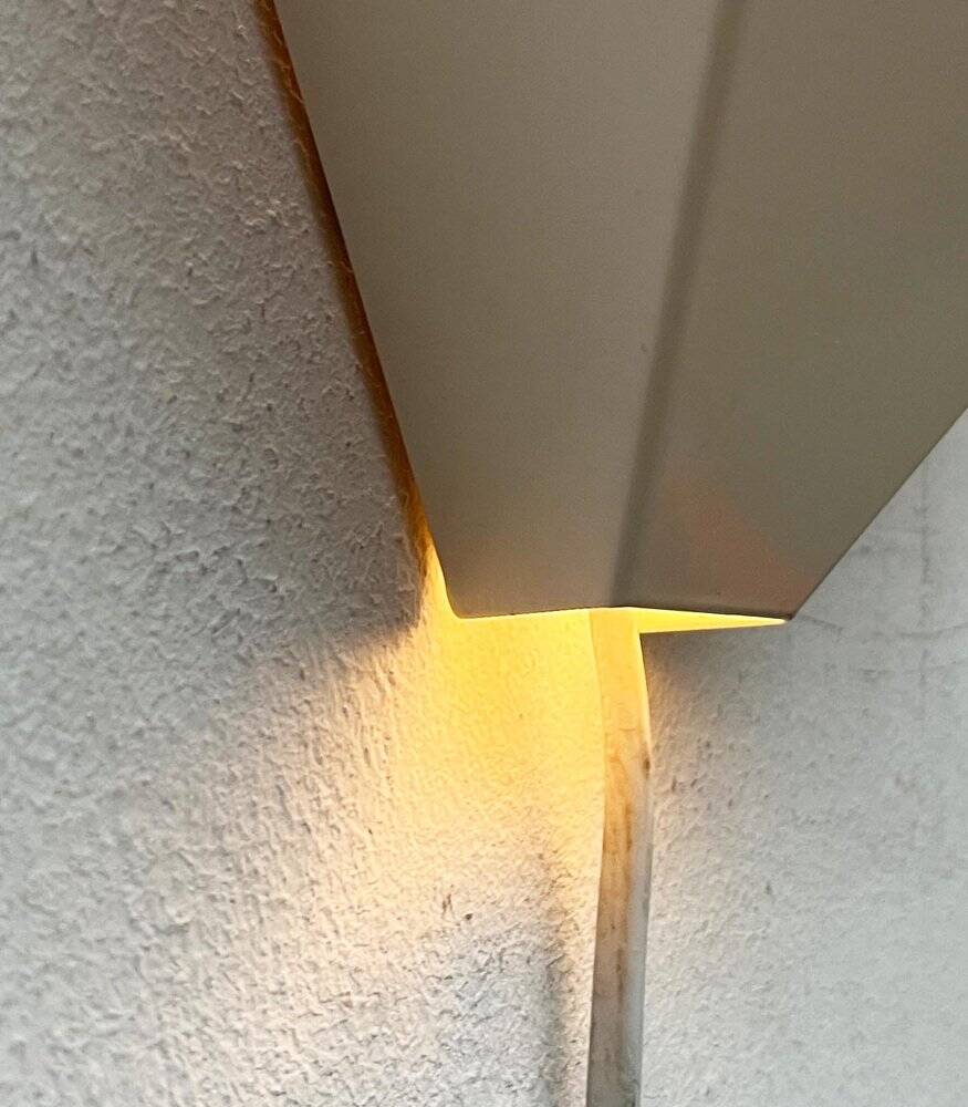 Postmodern minimalist wall lamps Type V607 from Ikea, 1980s, set of 4.