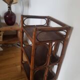 Vintage rattan shelf