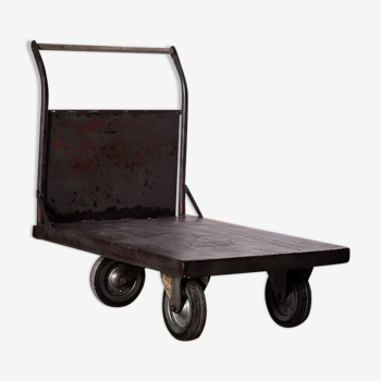 Industrial table / trolley on wheels.