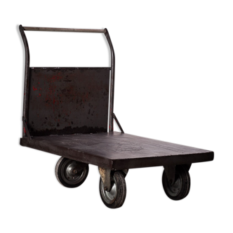 Industrial table / trolley on wheels.