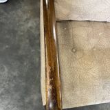 Vintage armchair/foot warmer with armrests: design project