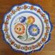 Decorative plate in Breton faience Henriot Quimper