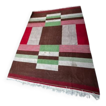 Large modern wool rug from the mid-century 1960s, Czechoslovakia, 335 × 240 cm