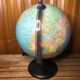 Old world map terrestrial globe sudime météore made in france vintage