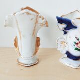 Set of 3 cone vases, groom's vases