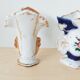 Ensemble de 3 vases cornets, vases de marié