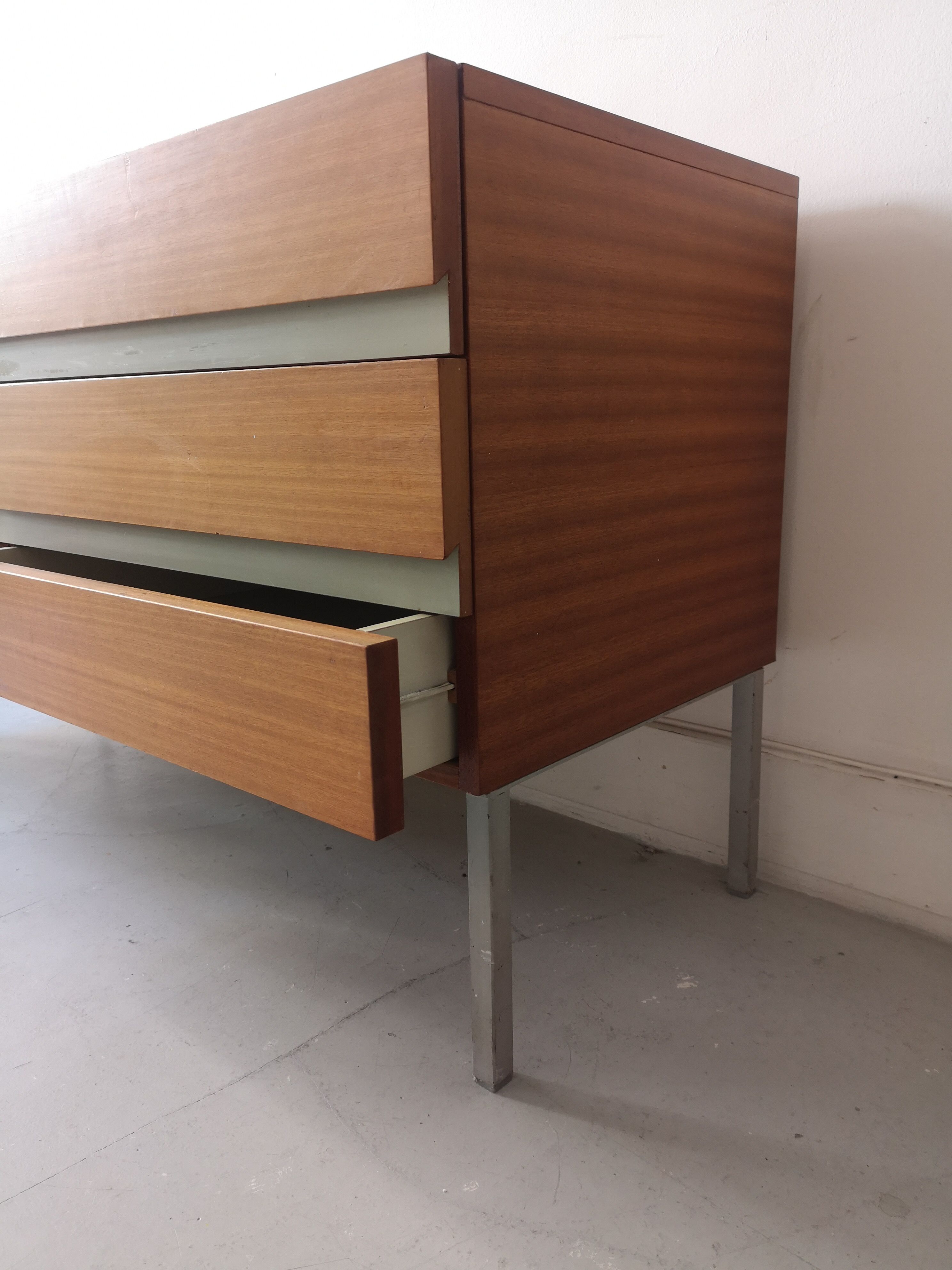 Wooden sideboard mid century, 1960