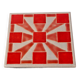 Tic-tac-toe game, enameled ceramic, Italy, 1980