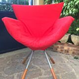 Pair of folding armchairs