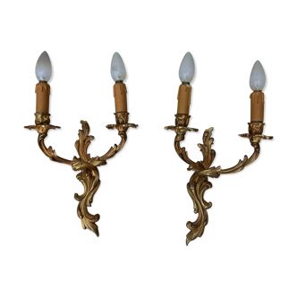 Pair of wall lamps