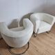 Fauteuils Chromés par Jindrich Halabala, Set de 2