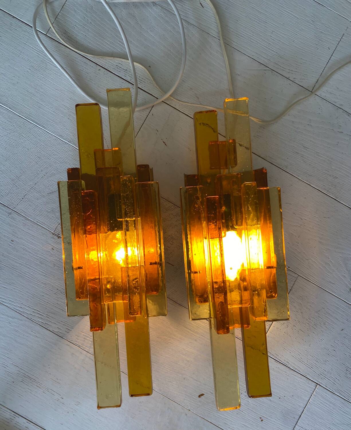 Appliques en verre Svend Aage Holm Sorensen