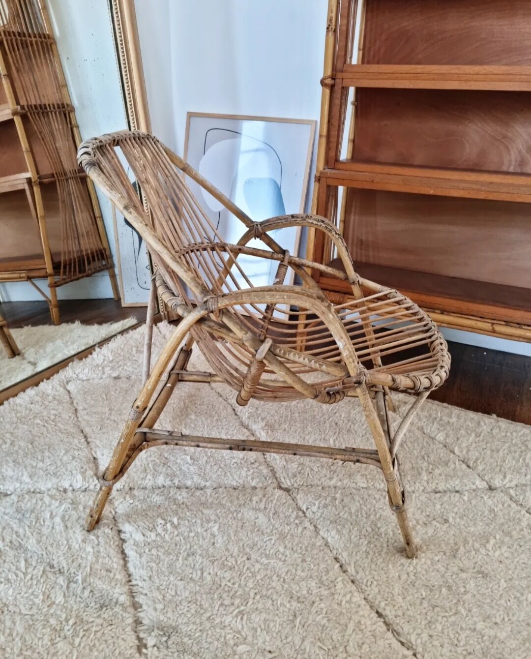 Fauteuil en rotin