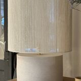 White Stone Table Lamp