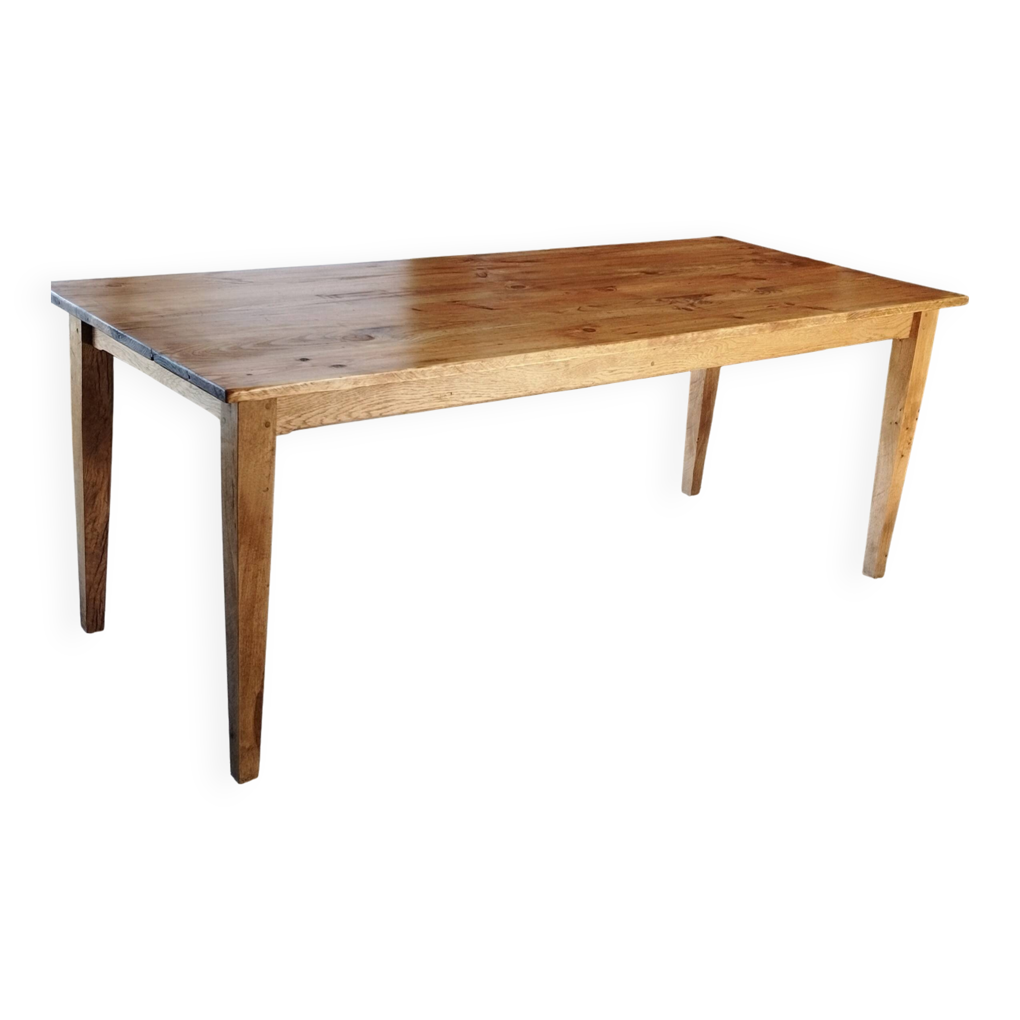 Danish Farmhouse Table with Patina