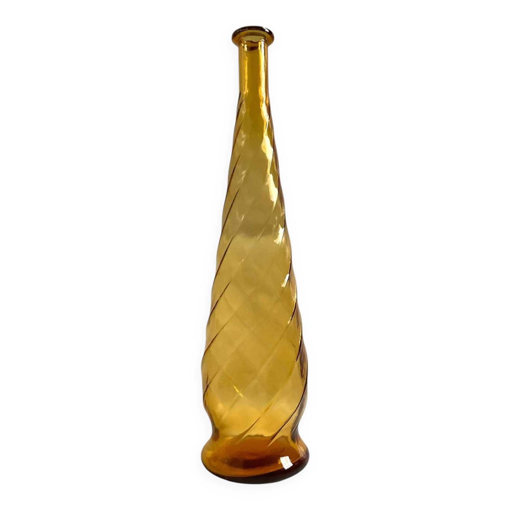 Large amber carafe from the 60s-70s