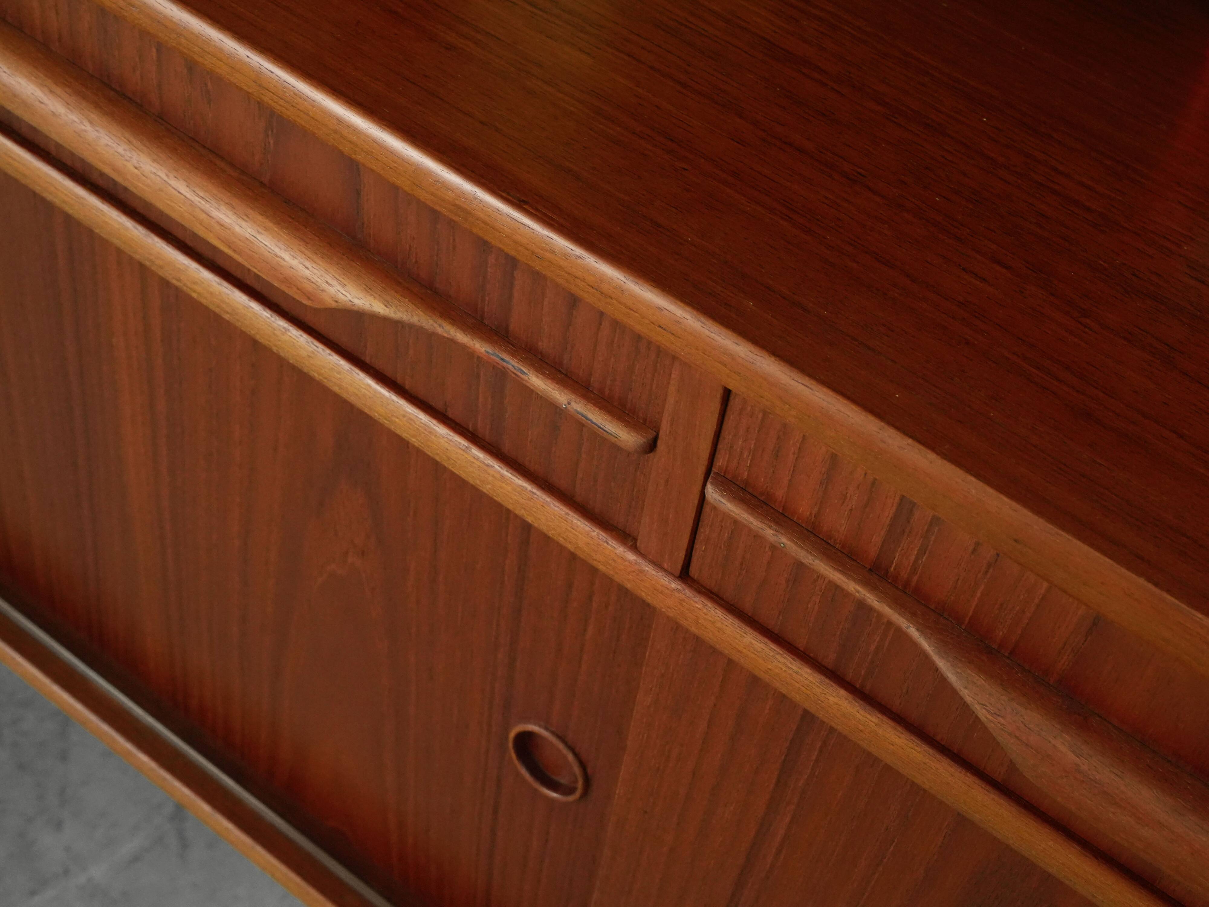 Teak highboard, Danish design, 1960s, production: Denmark