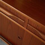 Teak highboard, Danish design, 1960s, production: Denmark