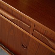 Teak highboard, Danish design, 1960s, production: Denmark