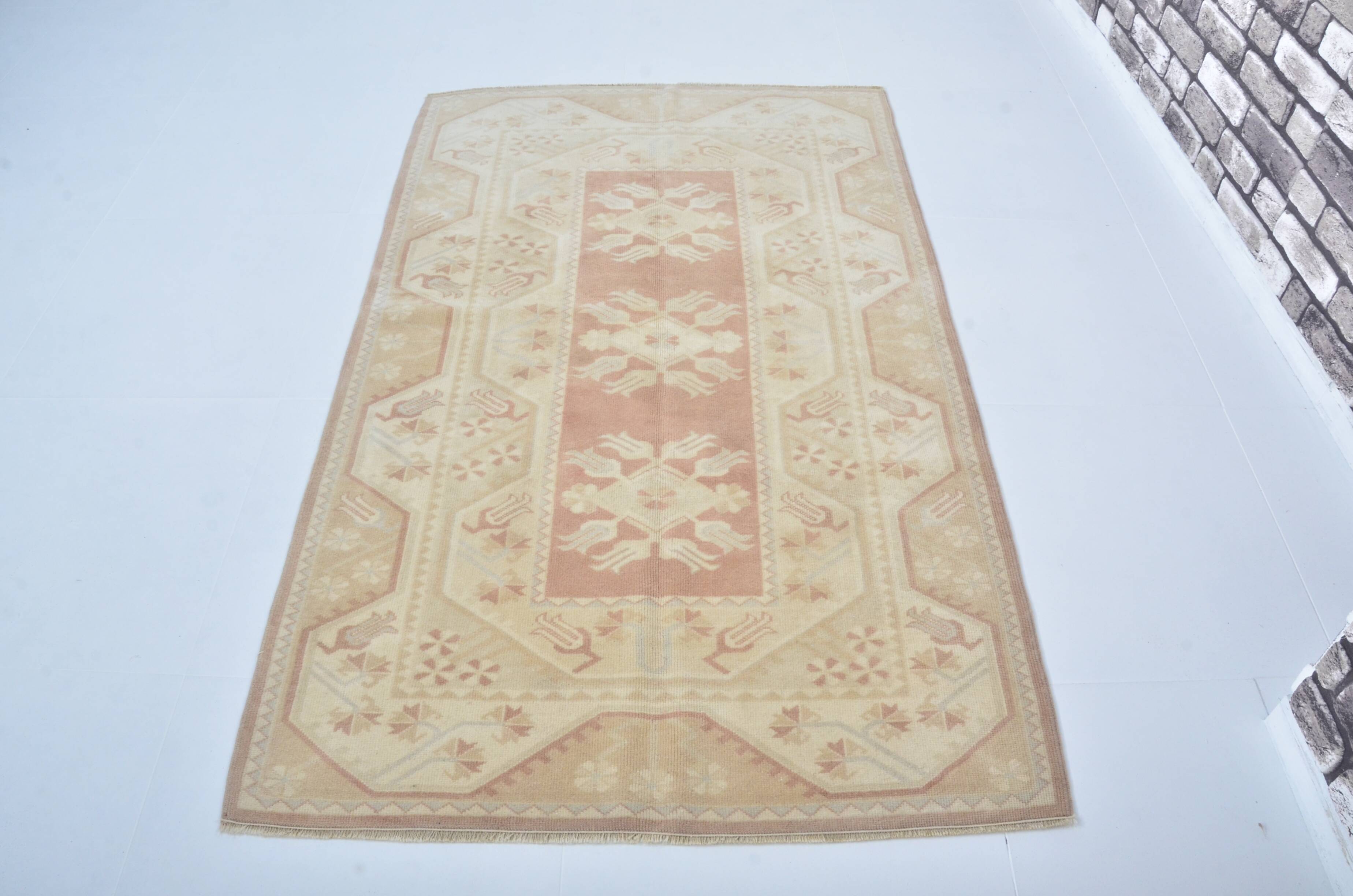 Turkish Oushak handmade rug sku 3561