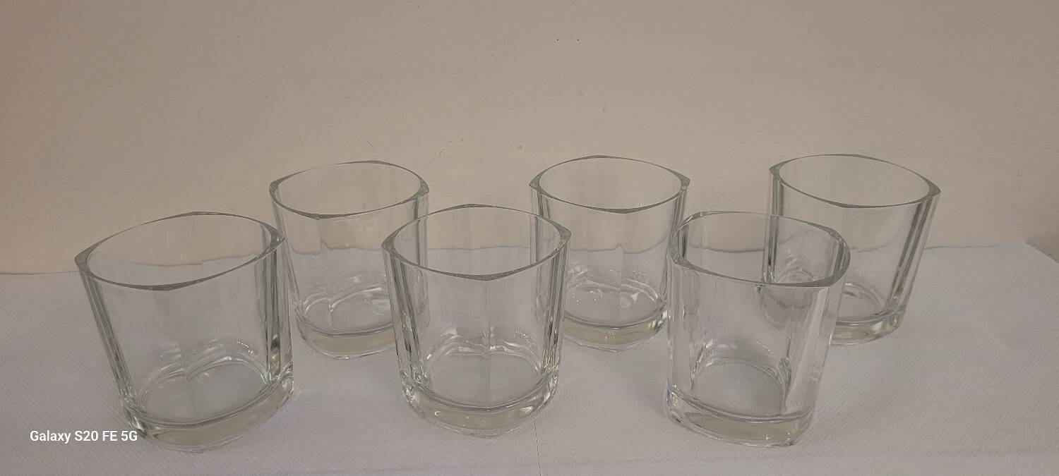 80's whiskey glass