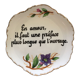 Assiette décorative