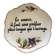Assiette décorative