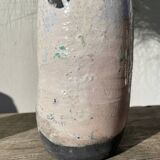 Raku vase / signed ceramic / handmade pottery