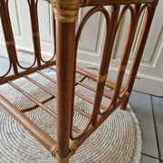 Table Basse D'appoint En Rotin