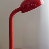 Adjustable red desk lamp