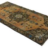 Modern Unique Rug, Turkish Oriental Handmade Boho Kilim Rug,for Kitchen,Bedroom 132 x 260 cm