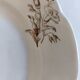 Plate with scalloped edge in antique earthenware