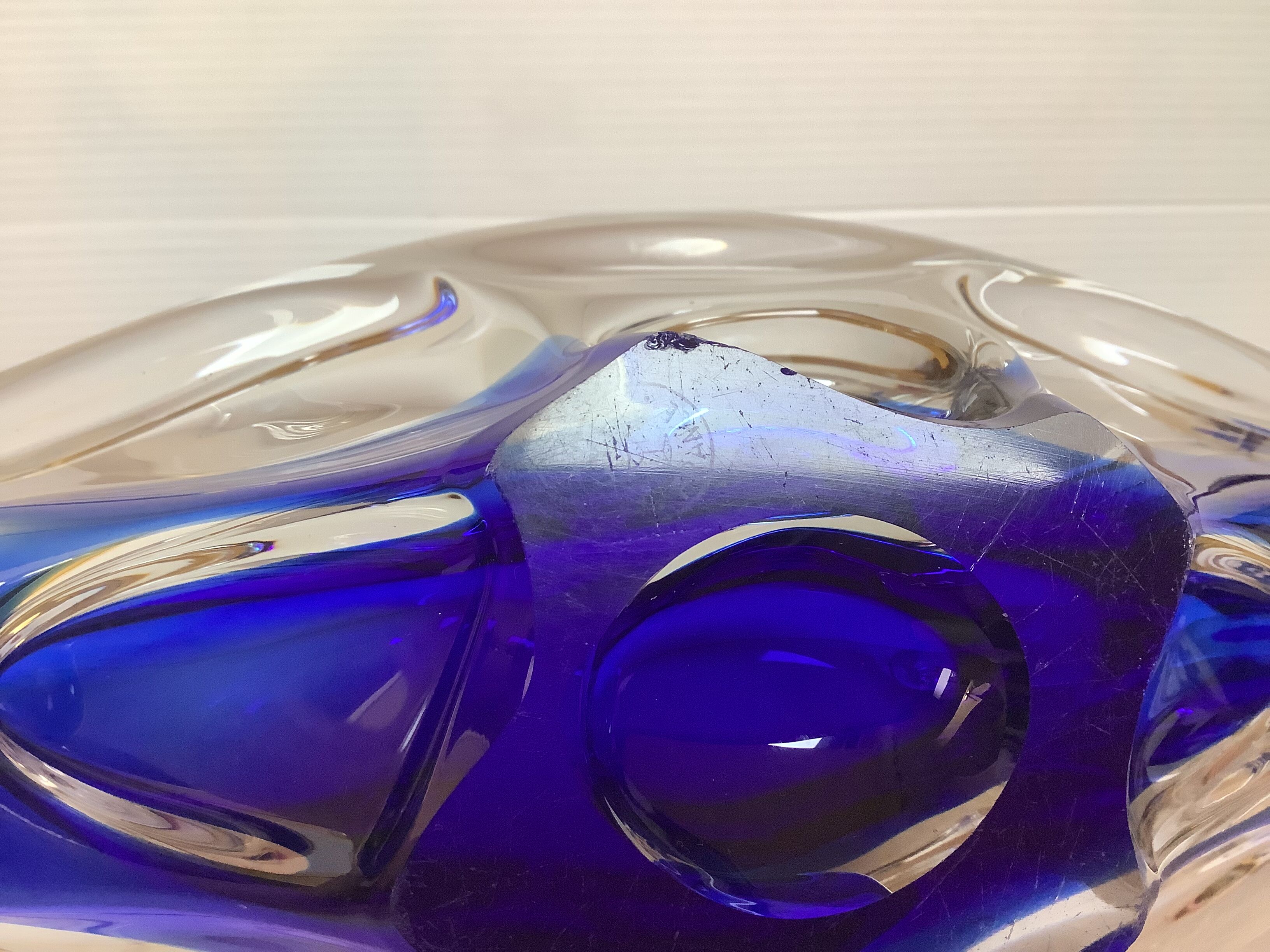 Bayel crystal cobalt blue cup
