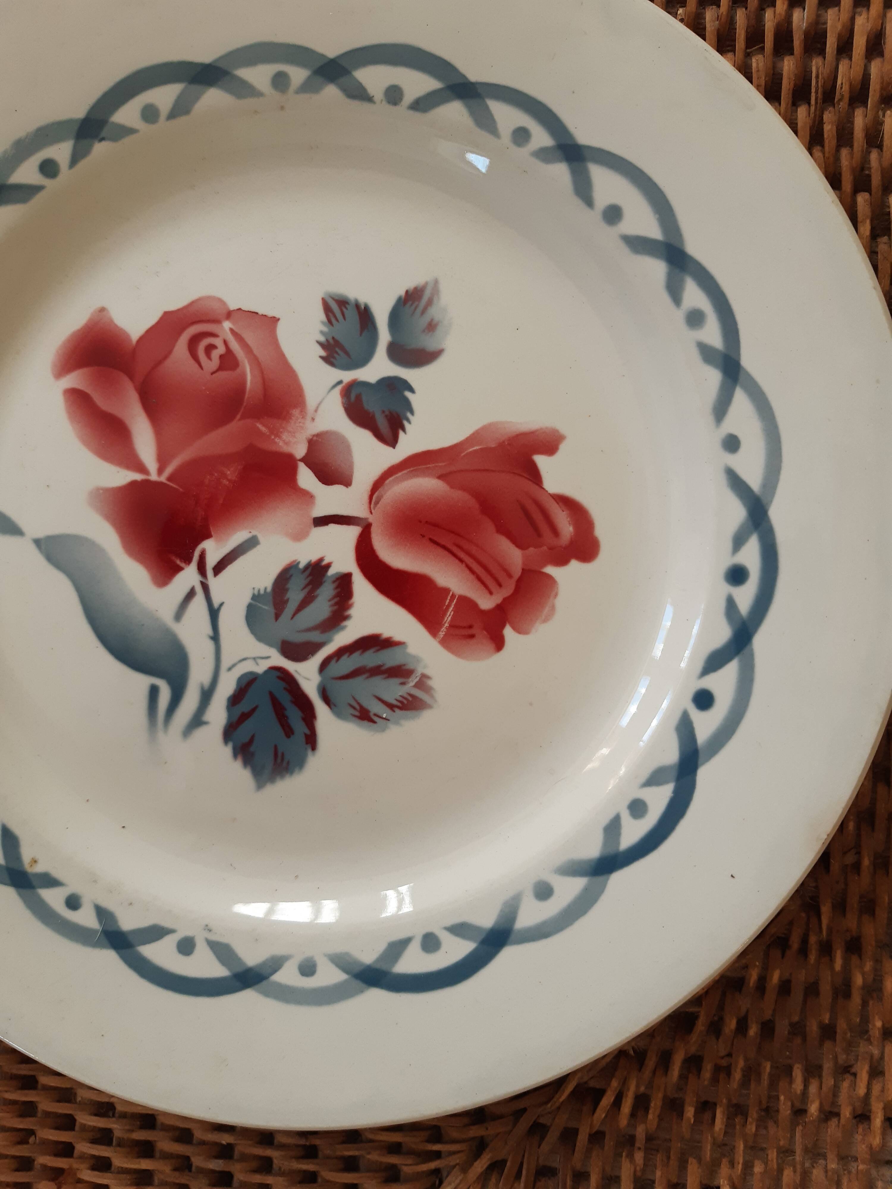 Digoin Sarreguemines plates