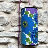 Vintage blue portable lamp