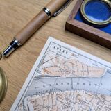 Arles, old small map, printed in 1906.