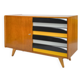 Original U-458 cabinet designed by Jiří Jiroutek in 1958 - Black & Yellow