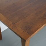 Antique Cherry Early 20th Century French Rustic Farmhouse Dining Table