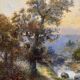 Old HST painting: "Animated pastoral landscape" signed Duperay filigreeantiqu