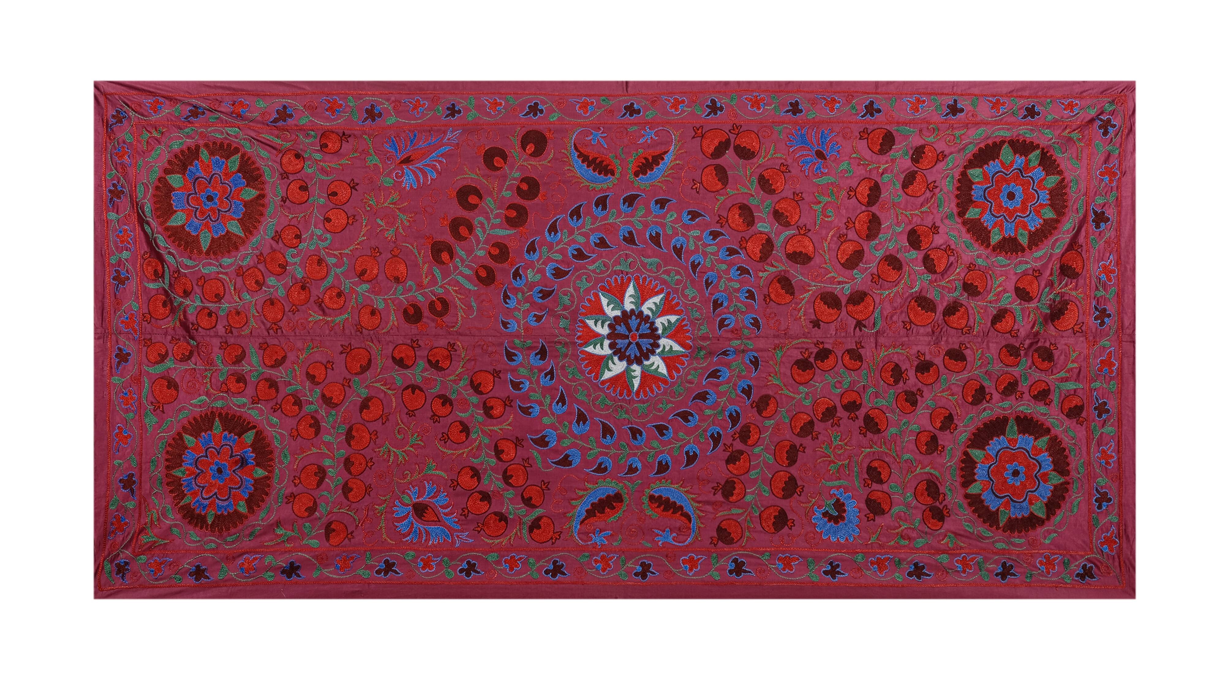 Hand knotted rug, vintage turkish rug 96x191 cm