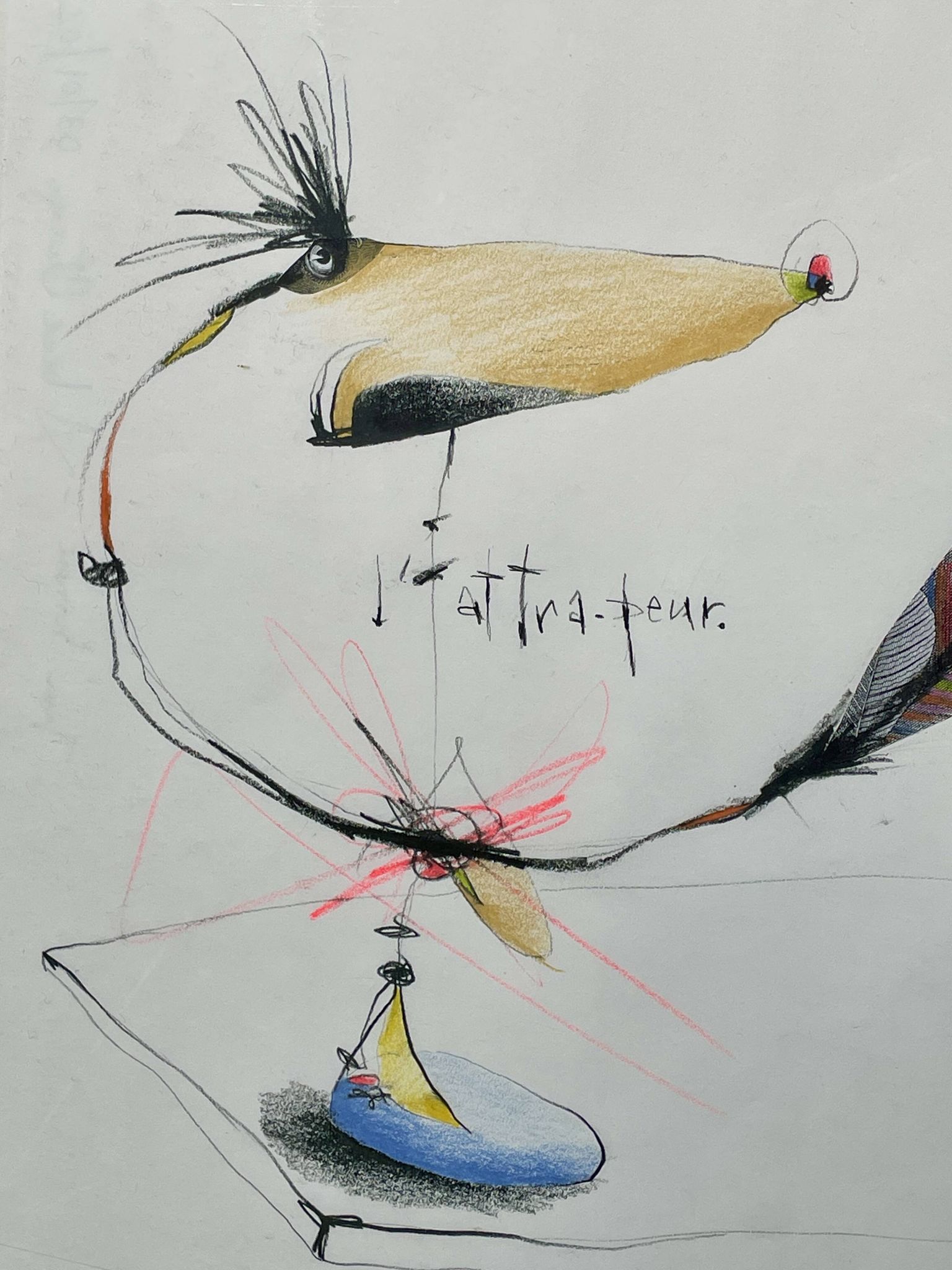 Tableau "L'attra-peur" by XX.25 - Alexandra Loewe