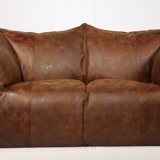 Sofa en cuir "Bambole" Par Mario Bellini Pour B Italia années 1970