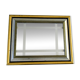 Antique mirror with a gold frame, classic elegance 49 x 38 cm