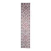 Tapis couloir turc vintage noué à la main 83x410