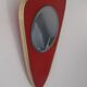 Miroir asymetrique vintage