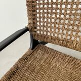 Paire de fauteuils par Olivier de Schrijver en Jacynthe d'eau